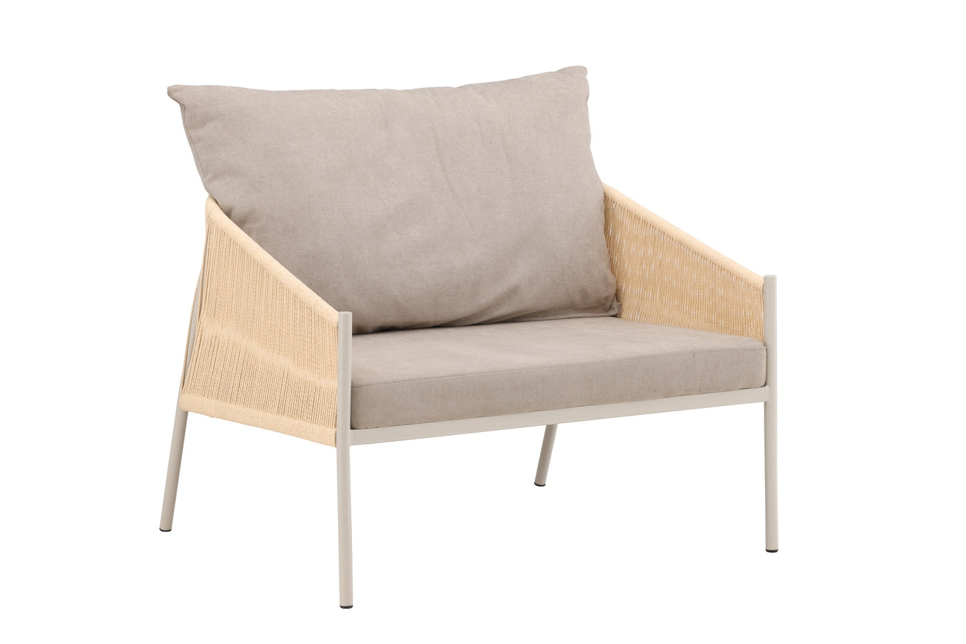 Fjôrd - Fauteuil Beige Stof - 90x98x74cm - Louie