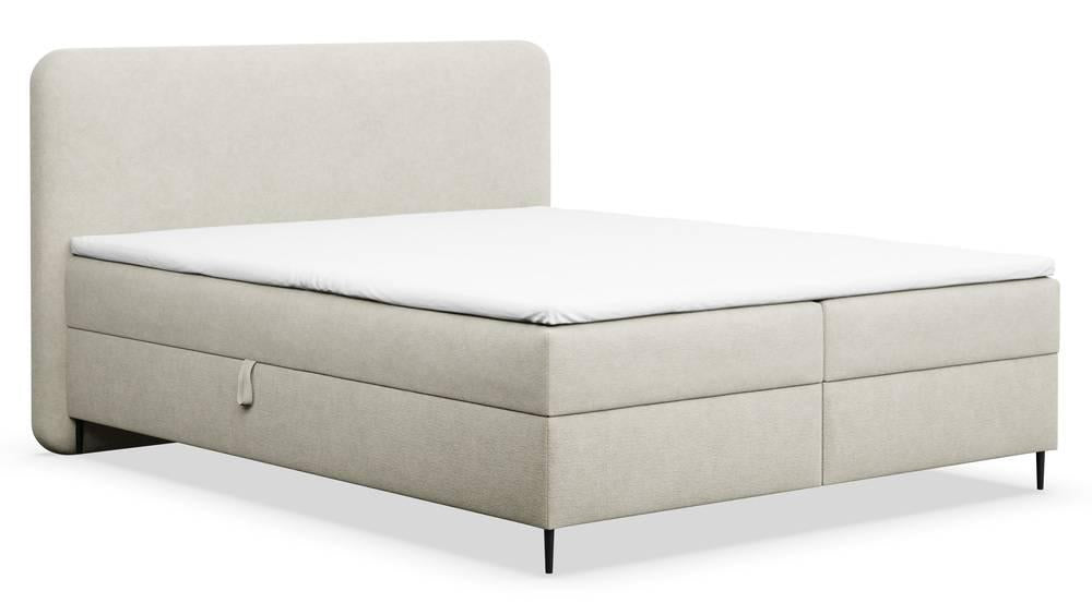 NADUVI Collection Boxspring Contero chenille 160 x 200 cm met