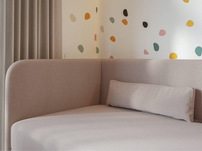 NADUVI Collection Jeugdbed Cambrils chenille links 90 x 200 cm met