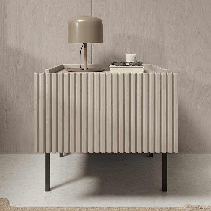 Meubella - Capri - Nachtkastje - Beige