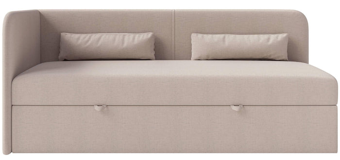 NADUVI Collection Jeugdbed Cambrils chenille links 90 x 200 cm met