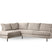 Giga Meubel - Hoekbank 3-Zits Beige - Links - 263x203x83cm - Bjorn