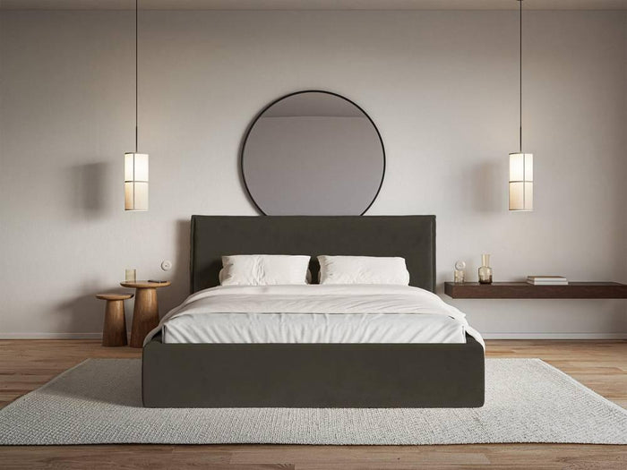 NADUVI Collection Bedframe Esmay velvet 180 x 200 cm