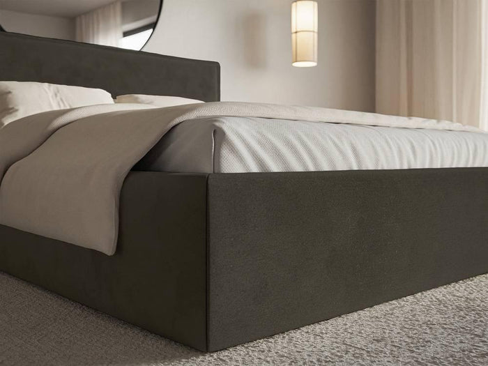 NADUVI Collection Bedframe Esmay velvet 180 x 200 cm