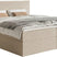 NADUVI Collection Boxspring Esmay chenille met opbergruimte en topper