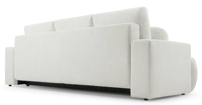 NADUVI Collection 3-zitsslaapbank Bontero bouclé met opbergruimte