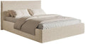 NADUVI Collection Bedframe Esmay chenille met opbergruimte 140 x 200