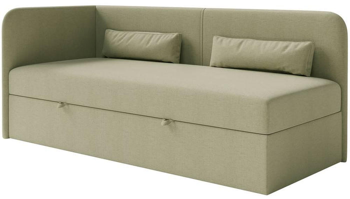 NADUVI Collection Jeugdbed Cambrils chenille links 90 x 200 cm met