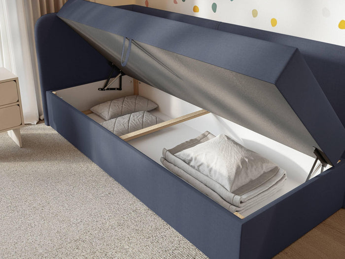 NADUVI Collection Jeugdbed Cambrils chenille links 90 x 200 cm met