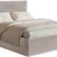 NADUVI Collection Bedframe Esmay velvet 200 x 200 cm