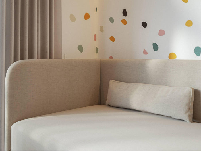 NADUVI Collection Jeugdbed Cambrils chenille links 90 x 200 cm met