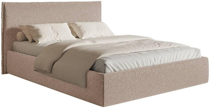 NADUVI Collection Bedframe Esmay chenille 140 x 200 cm