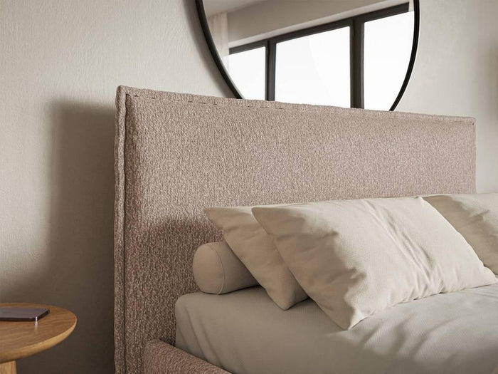 NADUVI Collection Bedframe Esmay chenille 140 x 200 cm