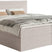 NADUVI Collection Boxspring Esmay chenille met opbergruimte en topper