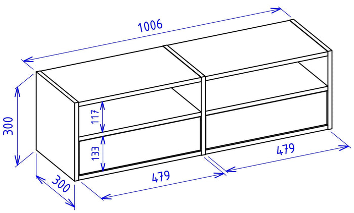 NADUVI Collection TV-meubel Fermo