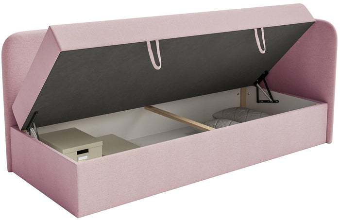 NADUVI Collection Jeugdbed Cambrils chenille rechts 90 x 200 cm met