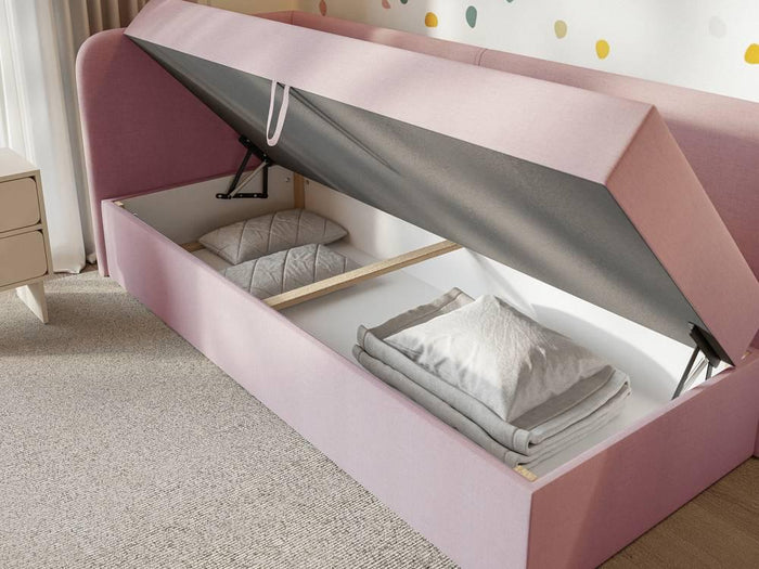 NADUVI Collection Jeugdbed Cambrils chenille links 90 x 200 cm met