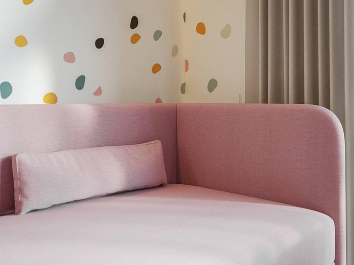 NADUVI Collection Jeugdbed Cambrils chenille rechts 90 x 200 cm met