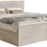 NADUVI Collection Boxspring Esmay velvet met opbergruimte en topper