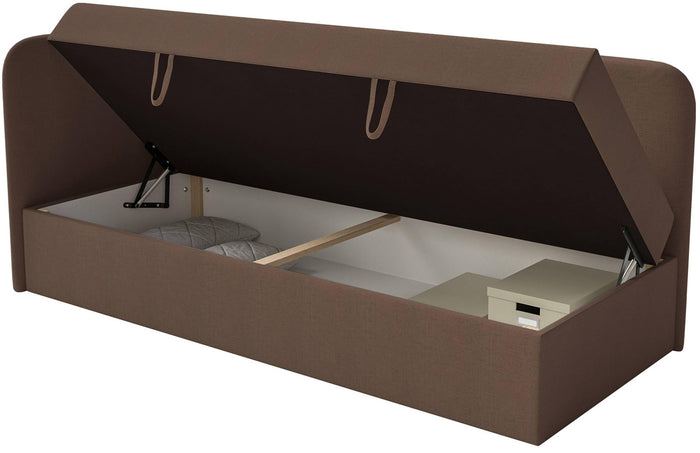 NADUVI Collection Jeugdbed Cambrils chenille links 90 x 200 cm met