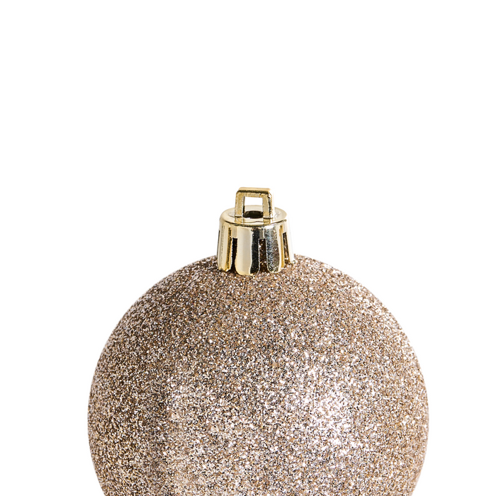 Beliani-KOLIMA-Set van 48 kerstballen-Goud-Synthetisch materiaal