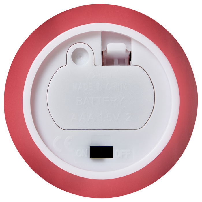 Beliani - AURUM - LED kaars set van 6 - Rood - Paraffine