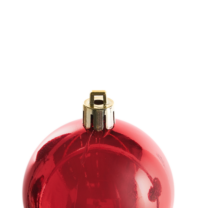 Beliani - VANERN - Set van 100 kerstballen - Meerkleurig - Synthetisch