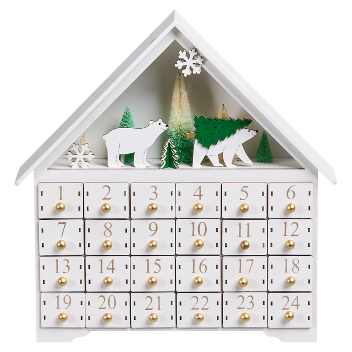 Beliani - MJOSA - LED kerstdecoratie - Wit - Multiplex