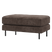 WOOOD Rodeo Hocker Op Poten - Ribstof - Bruin - 45x84x54