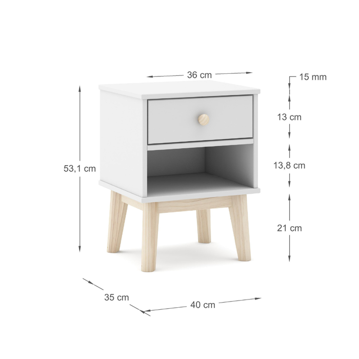 Calicosy - SIMON tafel - B40 cm - Groente