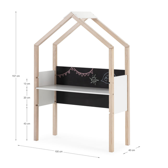 Calicosy - ELORA-kantoor - B100 cm - Wit