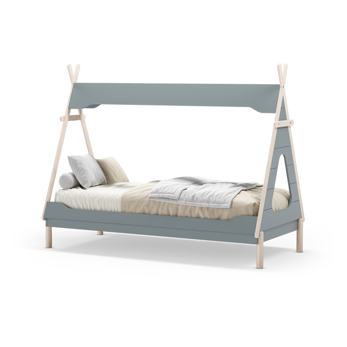 Calicosy - LOU-bed - B205,6 cm - Wit