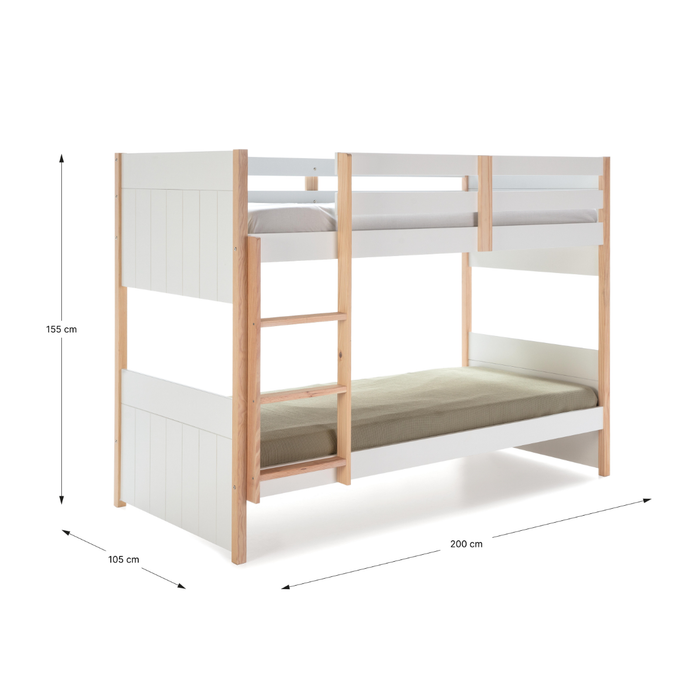 Calicosy - CLÉMENCE-bedden - B200 cm - Wit