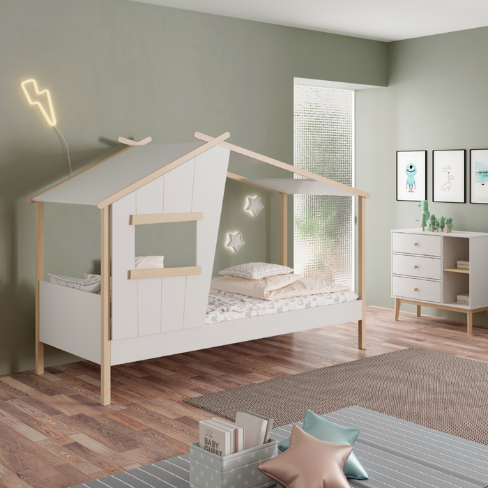 Calicosy - MARIA-bed - B215,4 cm - Wit