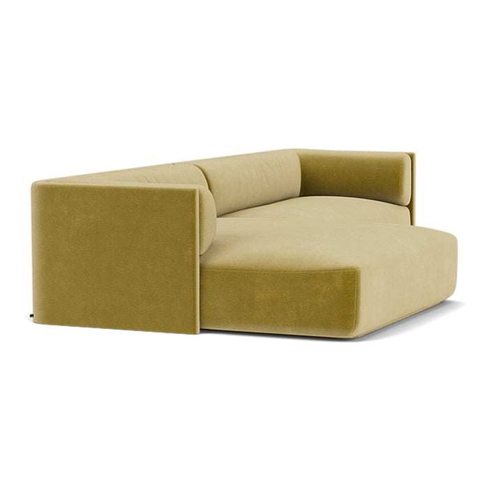 FÉST Bolster Hoekbank met Chaise Longue - Royal / Pistache