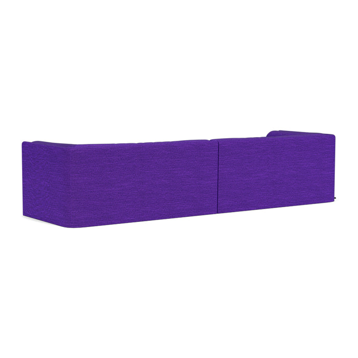 FÉST Bolster Hoekbank met Chaise Longue - Steelcut Quartet / Purple