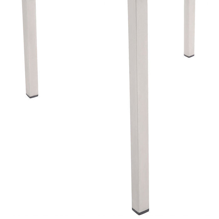 Beliani-MALETTO|GROSSETO-Tuinset 4-zits-Zwart-Aluminium|Rotan|Glas