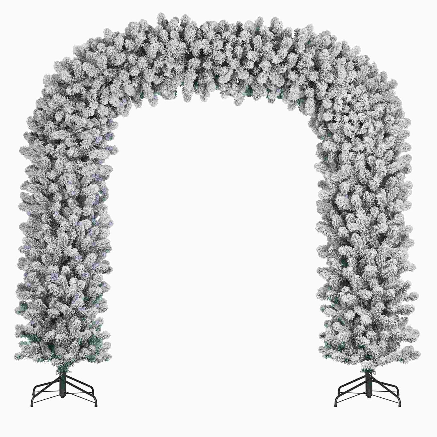 Black Box Kunstkerstboom Arch - 240x41x41 cm - PVC - Besneeuwd