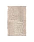 Rechthoekig beige viscose vloerkleed 160x230cm