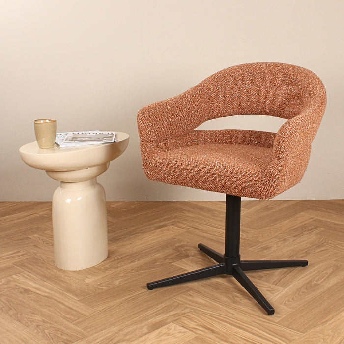 DS4U Mila terugdraai stoel - roestbruin