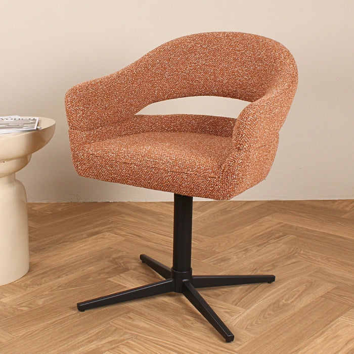 DS4U Mila terugdraai stoel - roestbruin