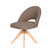 Puur Misty draaistoel hout - taupe