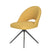 Puur Misty draaistoel metaal - okergeel