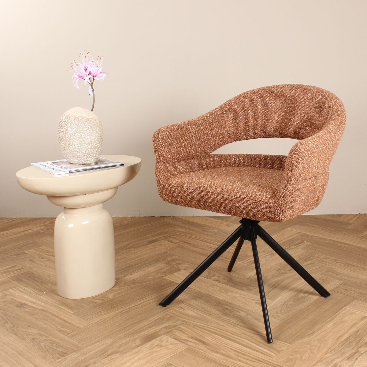 DS4U Bibi terugdraai stoel - roestbruin