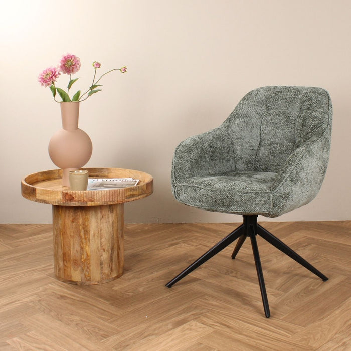 DS4U Joy draaibare eetkamerstoel - groen