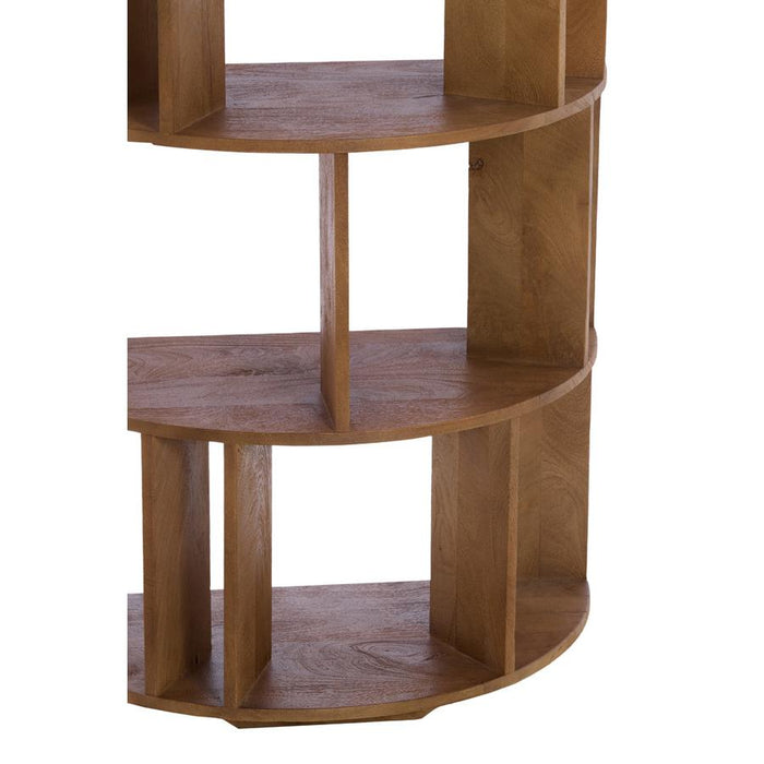 Light&living Wandkast open 76x37x212 cm LIMPYA licht bruin