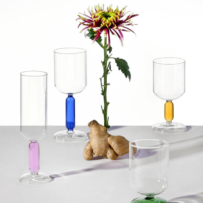 Ichendorf Milano Bloom Wijnglas H 16 cm - Amber