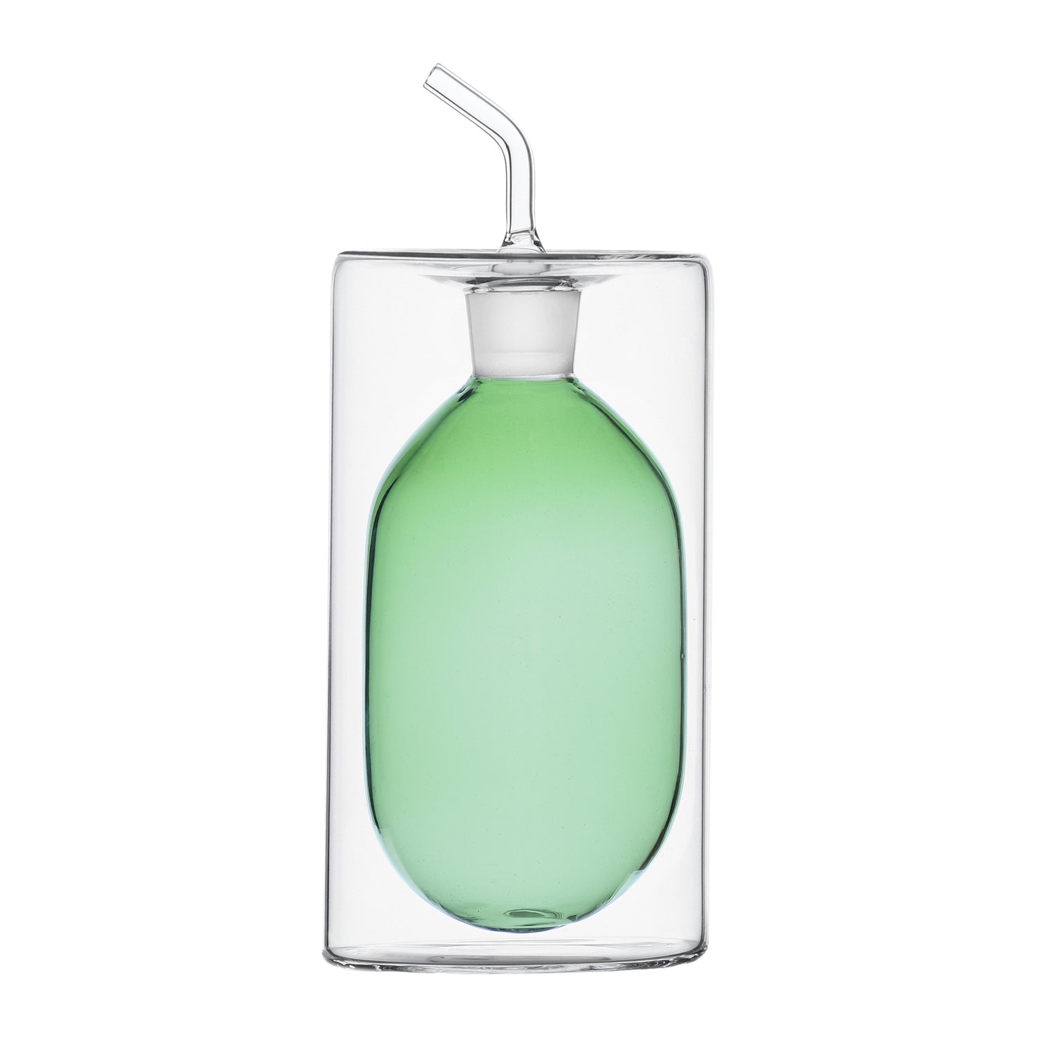 Ichendorf Milano Cilindro Double Wall Oliefles 250 ml - Groen