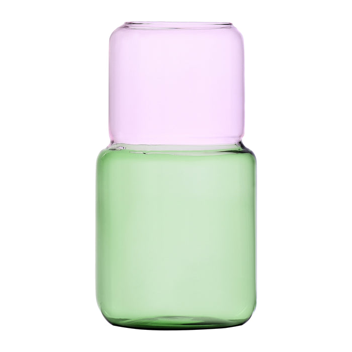 Ichendorf Milano Revolve Vaas H 25 cm - Roze / Groen