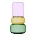 Ichendorf Milano Revolve Vaas H 25 cm - Roze / Amber / Groen